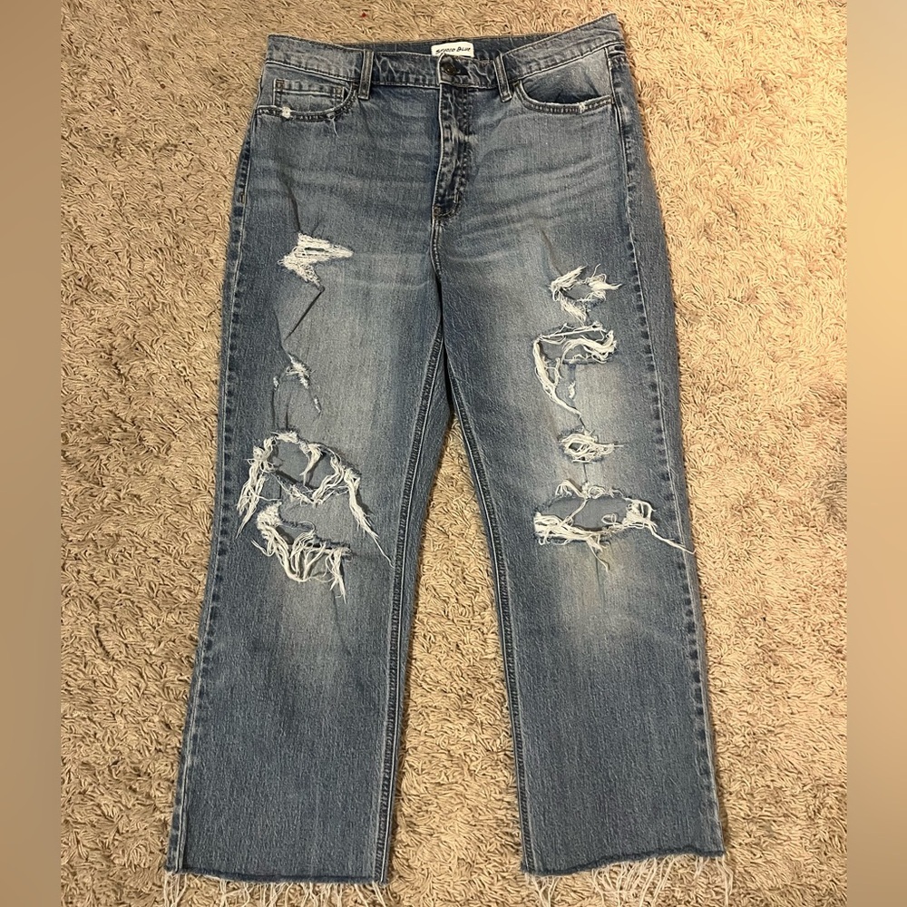 Studio Blue Distressed Jean